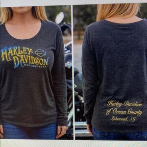 Women’s Harley Davidson Long Sleeve T-shirt Sz 1X - Ocean County NJ